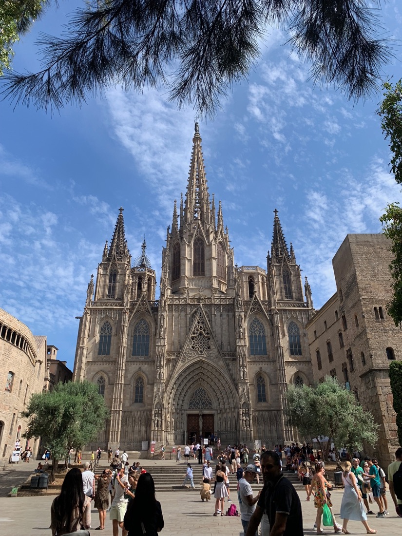 A gothic cathedral in Europe