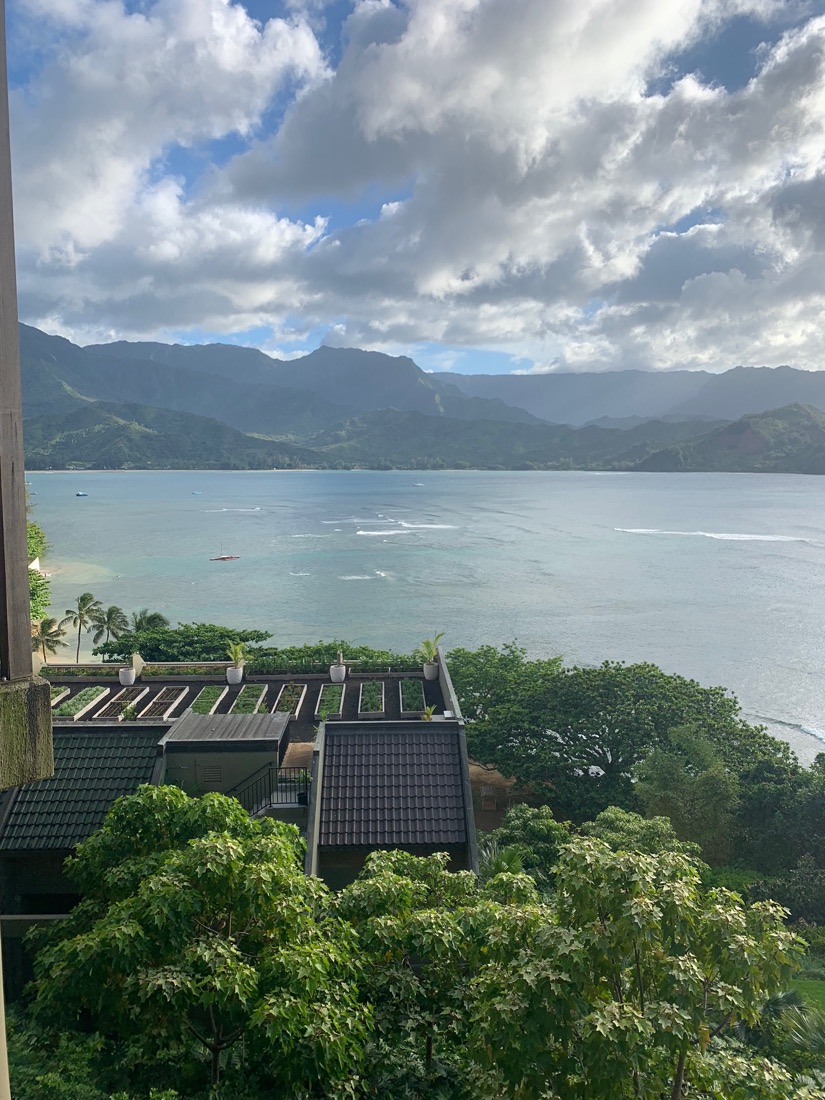 A coastal view