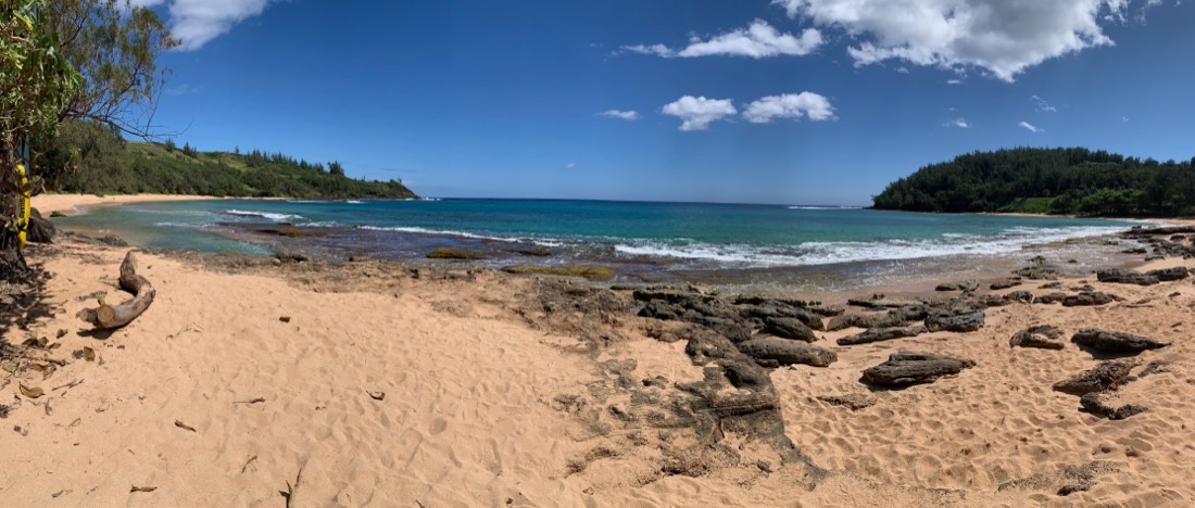 A quiet beach